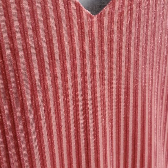 Rose Striped Velvet Bodycon Midi Dress from Forever 21 - Picture 3 of 11